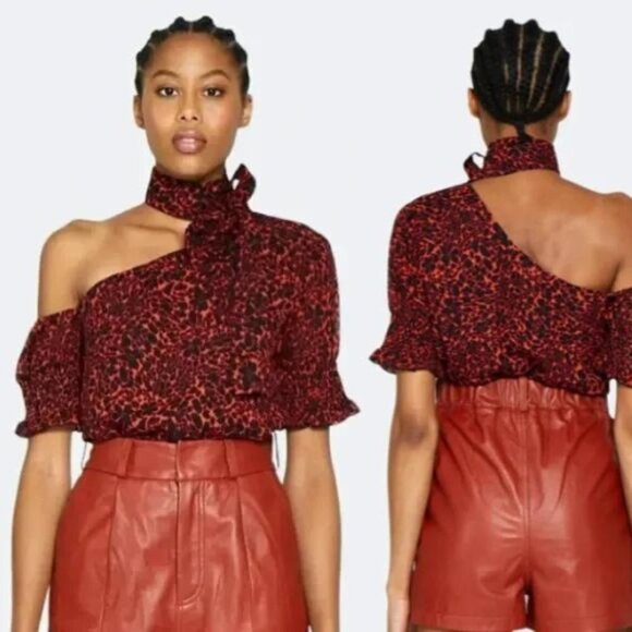 Walter Baker City Lights One Shoulder Willow Top 30751 - Picture 1 of 6